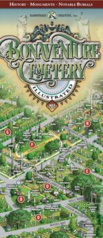 Bonaventure Illustrated Map & Fridge Magnet